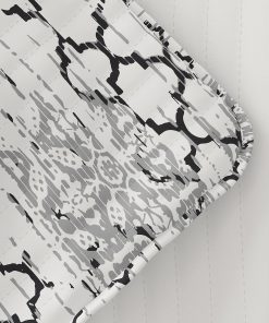 Edredones Queen Distressed Aztec Gris Claro