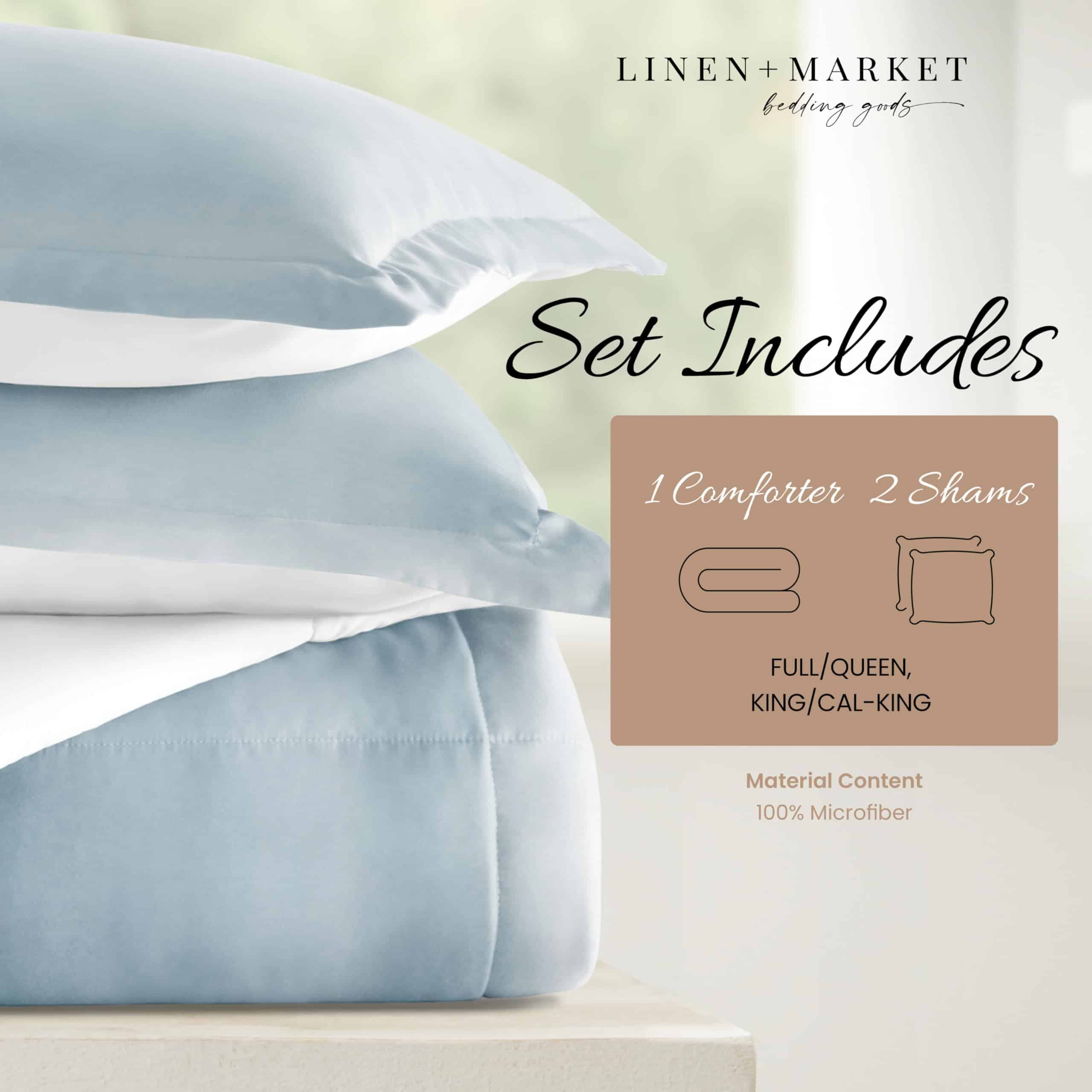 Juego de Edredón Reversible Tamaño King (3 Piezas) - Lleve - Imagen 4