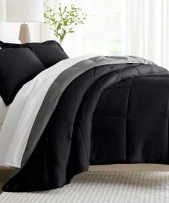 Juego de Edredón Reversible Queen Linen Market (3 Piezas) -