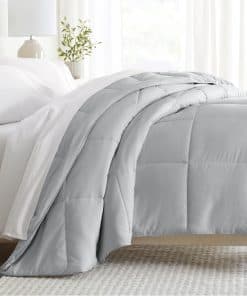 Edredón King Size de Linen Market (1 Pieza - Gris Claro) -