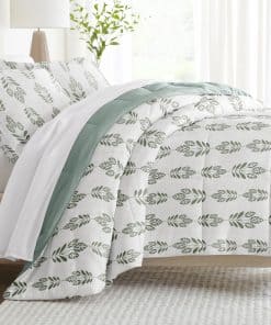 Conjunto de Edredón Reversible para Cama Individual de