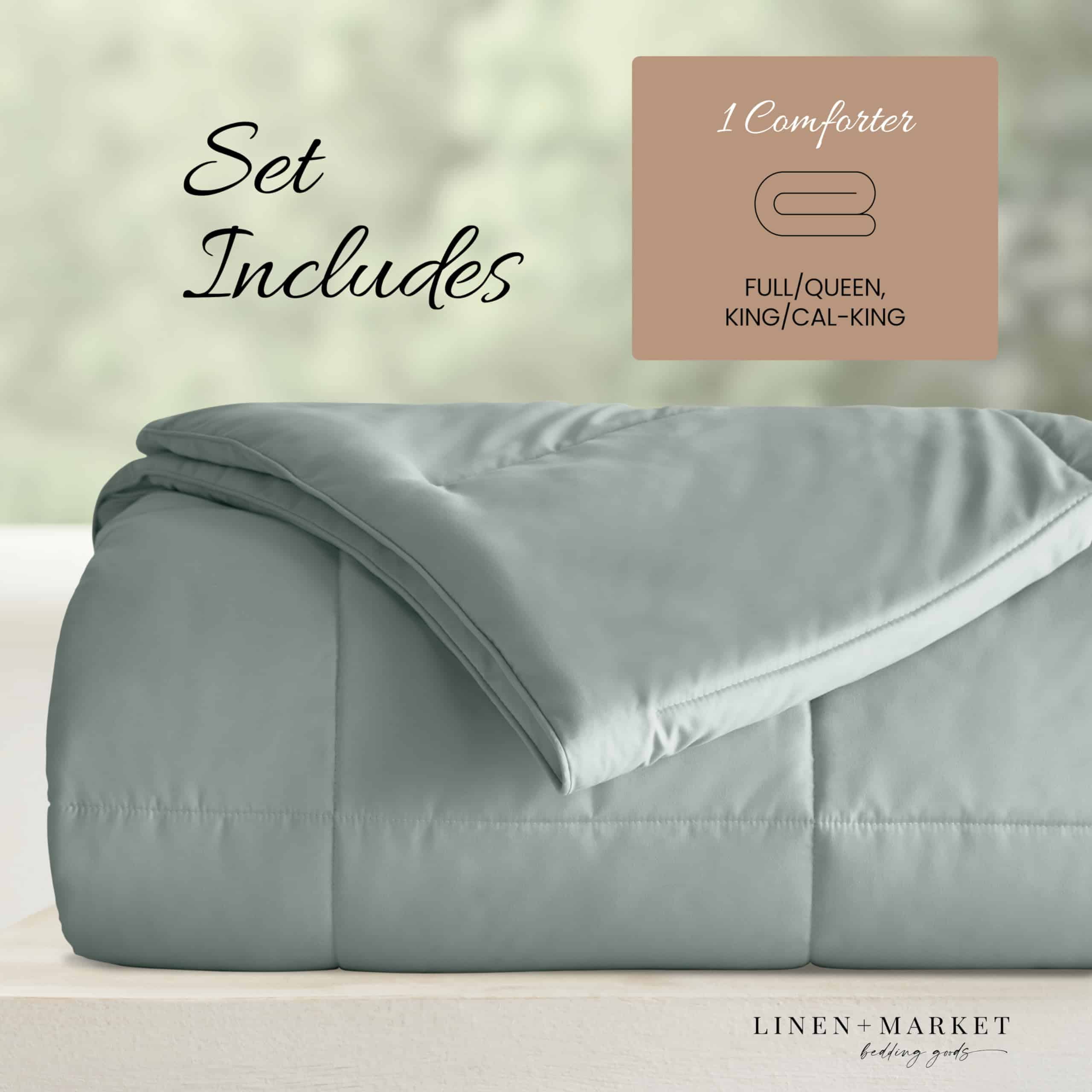 Edredón King de Linen Market (1 Pieza - Eucalipto) - Lleva - Imagen 3