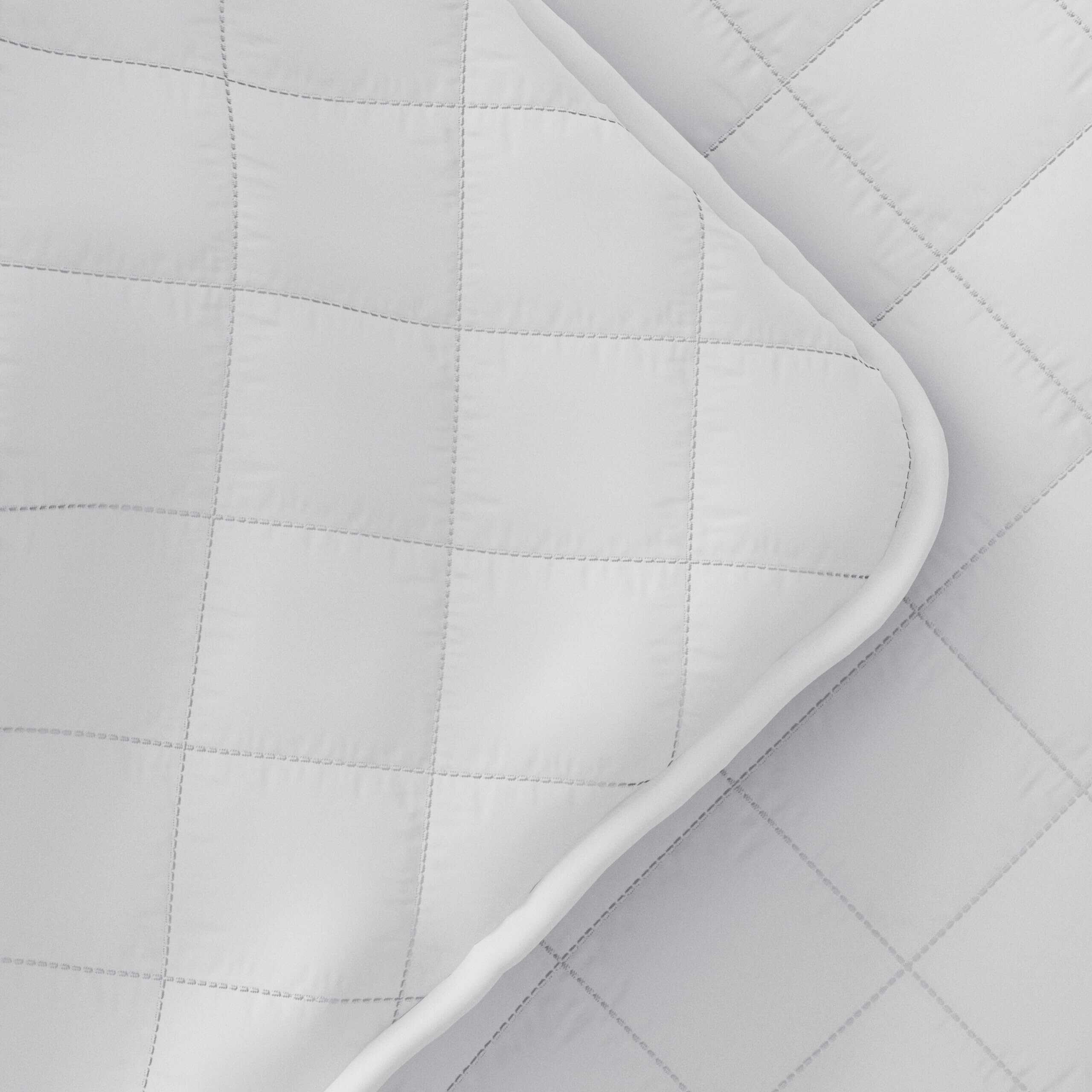 Edredón Queen Diamond Gris Claro