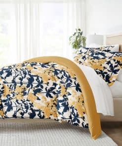 Linen Market Funda de Edredón Queen para Queen - -Amarillo F