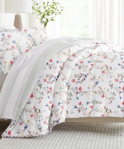 Juego de Edredón Reversible Tamaño Queen de -Meadow Floral S