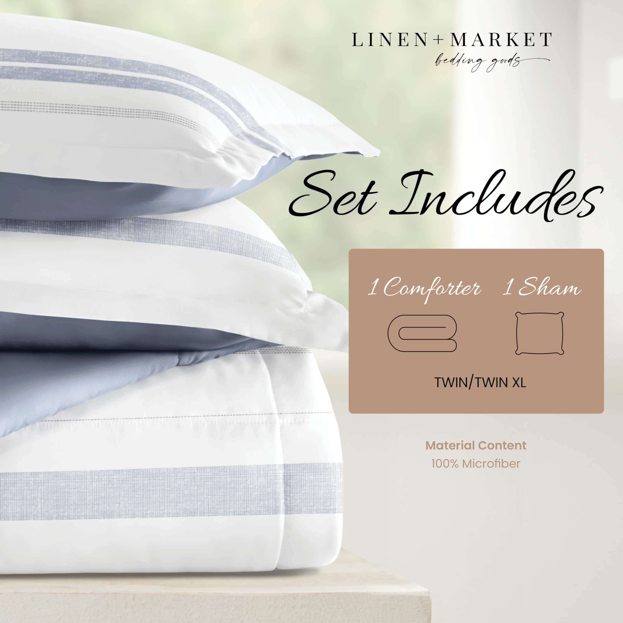 Juego de Edredón Reversible para Individual (3 Piezas) - - Imagen 4