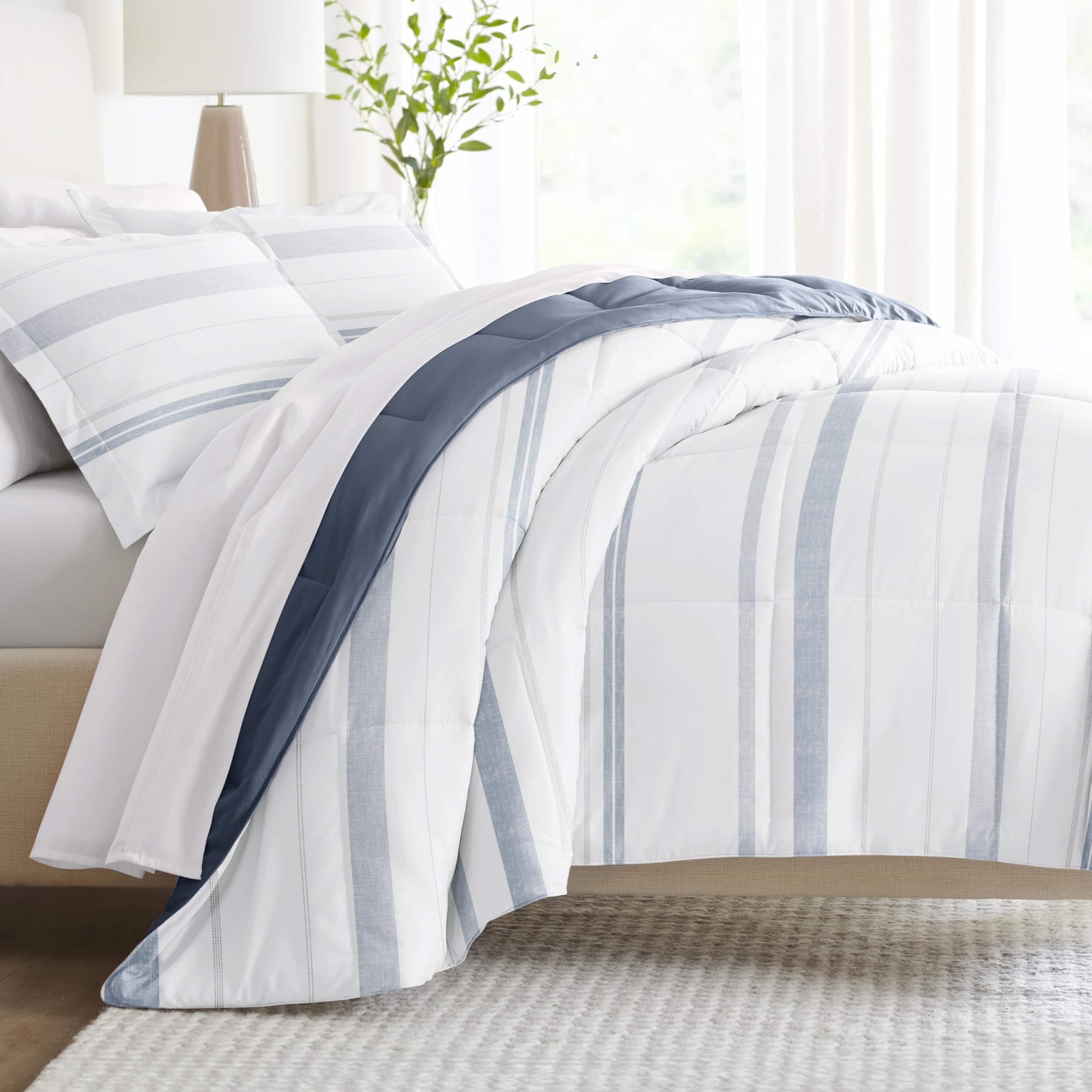 Juego de Edredón Reversible para Individual (3 Piezas) -