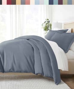 Fundas Nórdicas LINEN MARKET Queen (Gris Claro) -