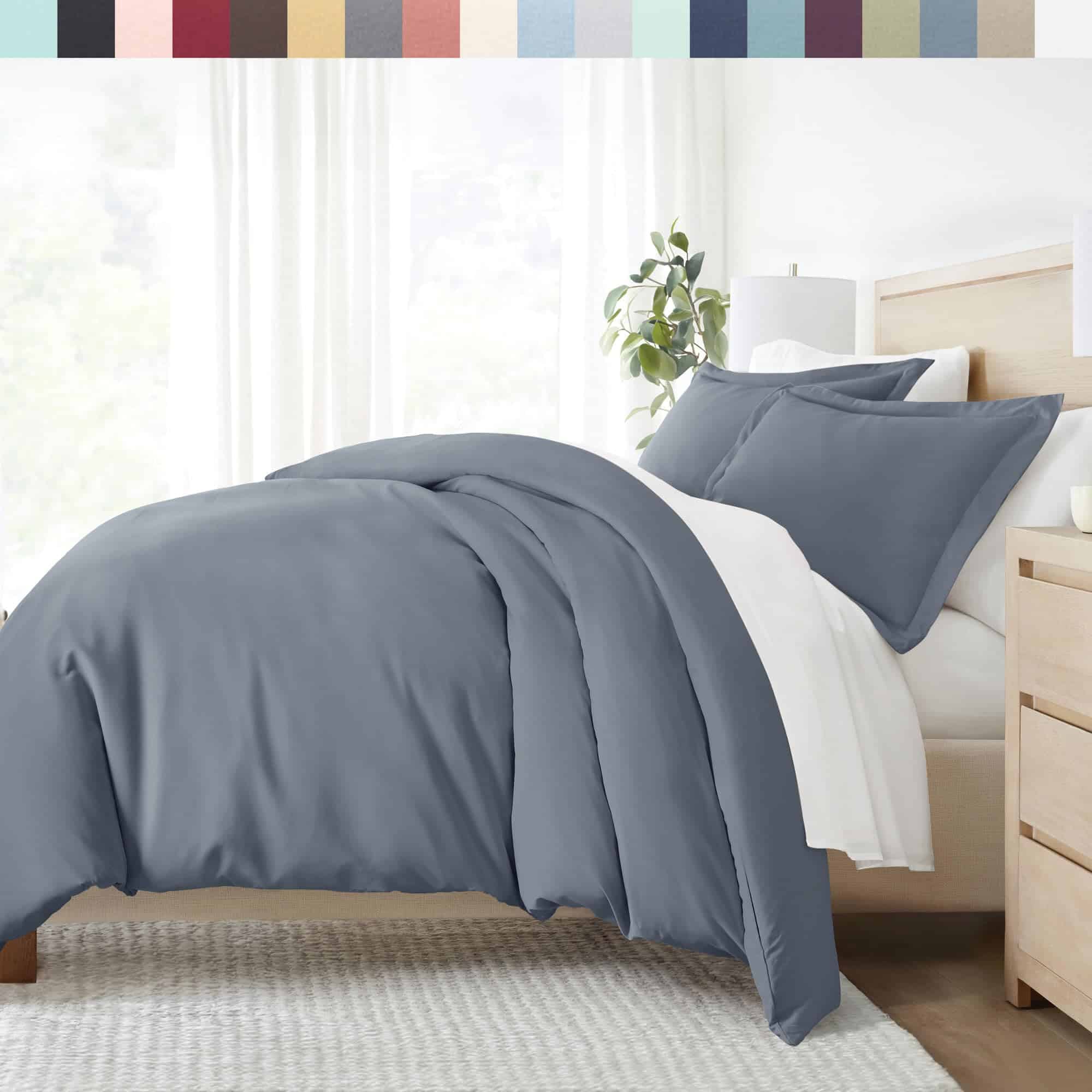 Fundas Nórdicas LINEN MARKET Queen (Gris Claro) -