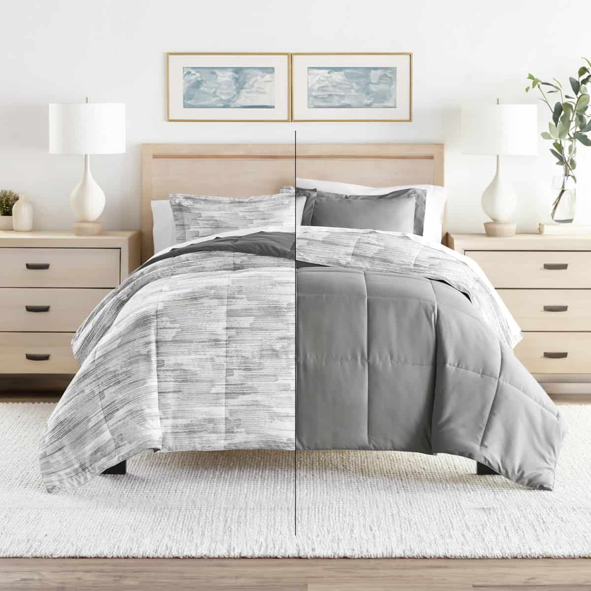 Juego de Edredón Reversible para Cama Individual (3 Piezas) - Imagen 3