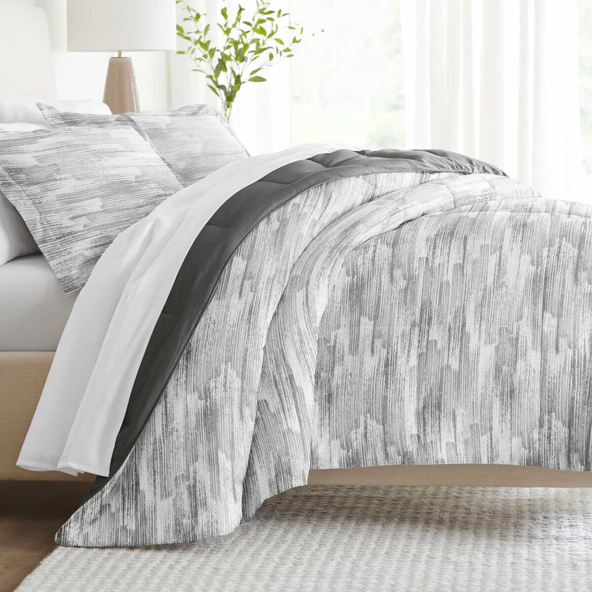 Juego de Edredón Reversible para Cama Individual (3 Piezas)