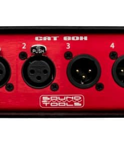 CAT Box FMX - 2 Hembra 2 Macho XLR Stage Box con Audio