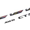 Juego de 5 emblemas de la serie V CT5 AWD 3D adhesivo de