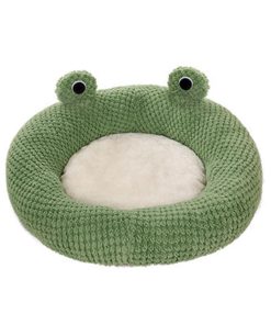 Cama de Gato Linda Rana con Base Antideslizante, Cojín