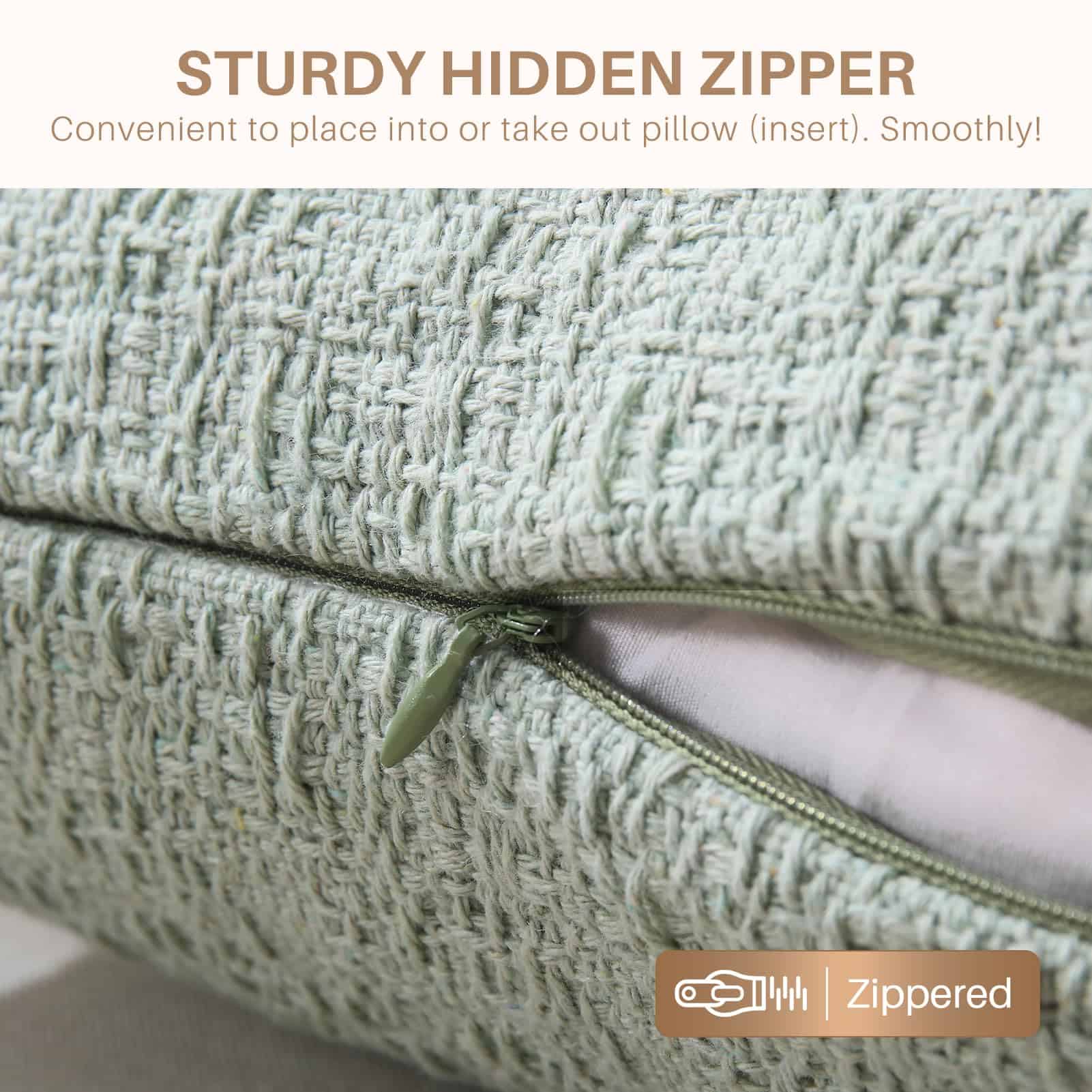 Fundas de Cojín SahSahCasa 12x20 Pulgadas Juego de 2, - Imagen 3