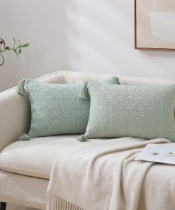 Fundas de Cojín SahSahCasa 12x20 Pulgadas Juego de 2,