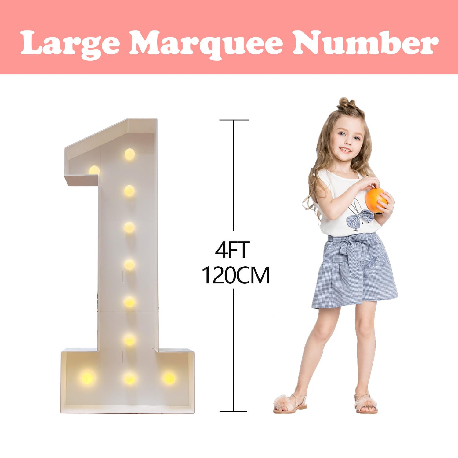 Luces de Números de Marquesina ZUOVAOV 4FT del número 10, - Imagen 5