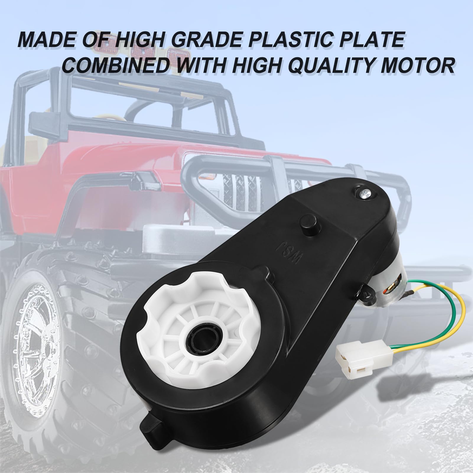 Caja de cambios para coche eléctrico para niños de 24V con - Imagen 7