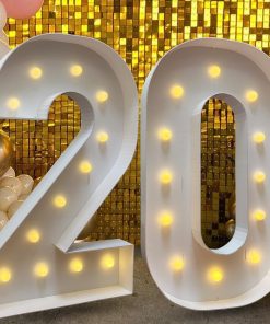 ZUOVAOV 4FT Luces de Número de Marquesina del número 20,