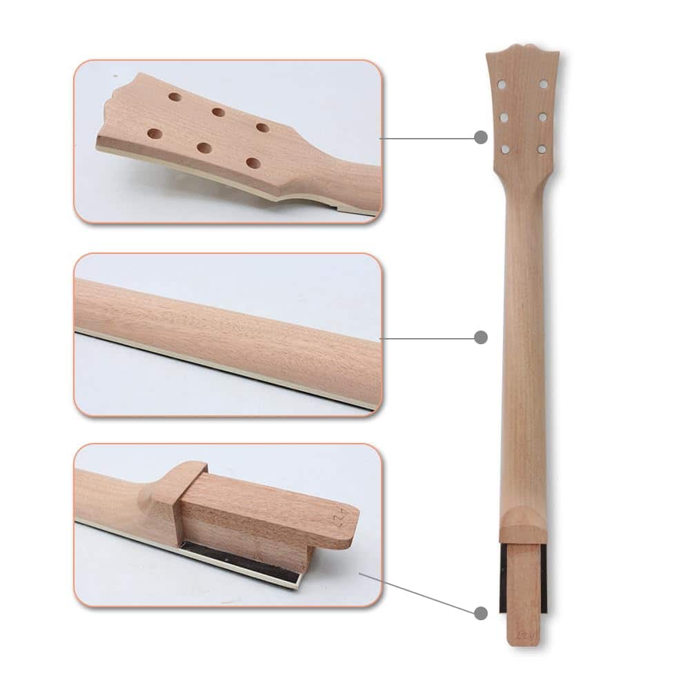 Kit de Guitarra Eléctrica DIY Vetimobato Diapasón de - Imagen 9