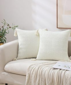 Funda de cojín SahSahCasa de 18x18 pulgadas, juego de 2,