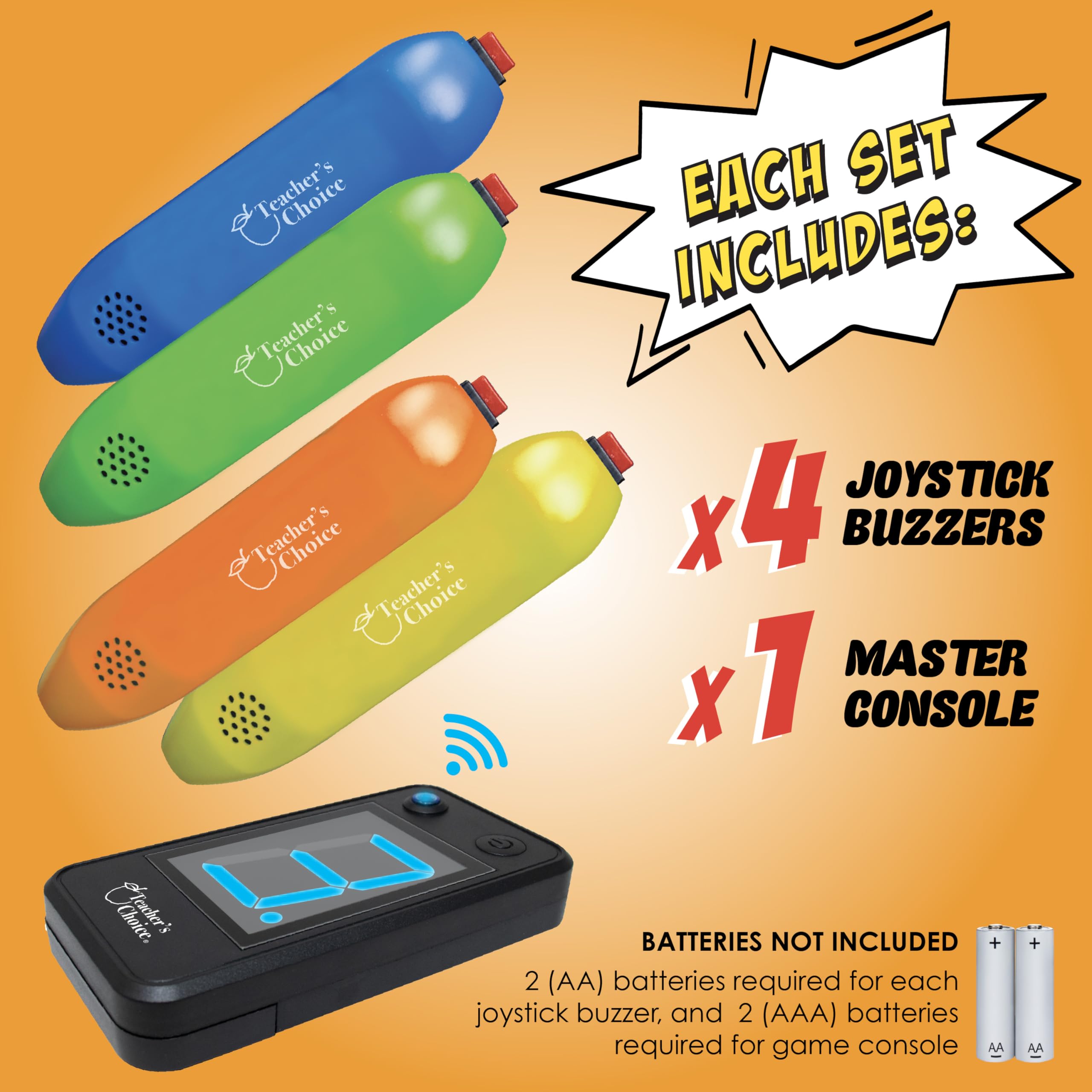 Sistema de Buzzer de Juego Inalámbrico de 4 Jugadores de - Imagen 8