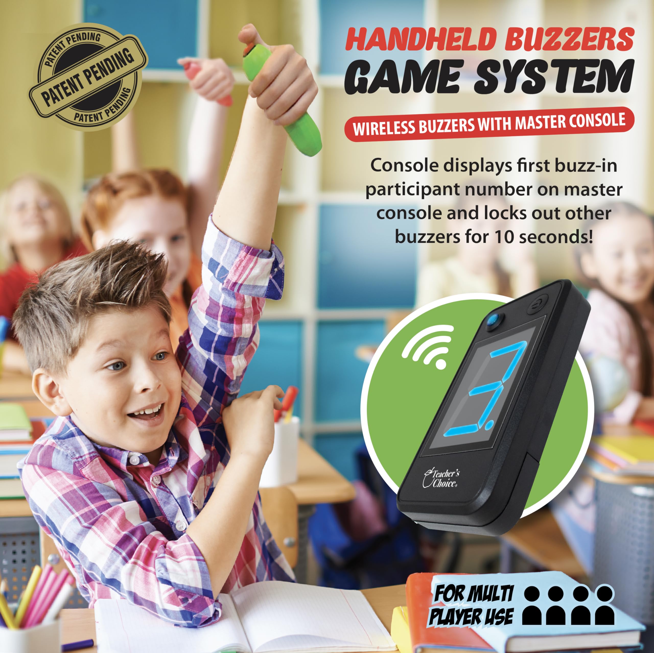 Sistema de Buzzer de Juego Inalámbrico de 4 Jugadores de - Imagen 3