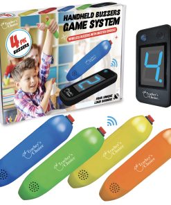 Sistema de Buzzer de Juego Inalámbrico de 4 Jugadores de