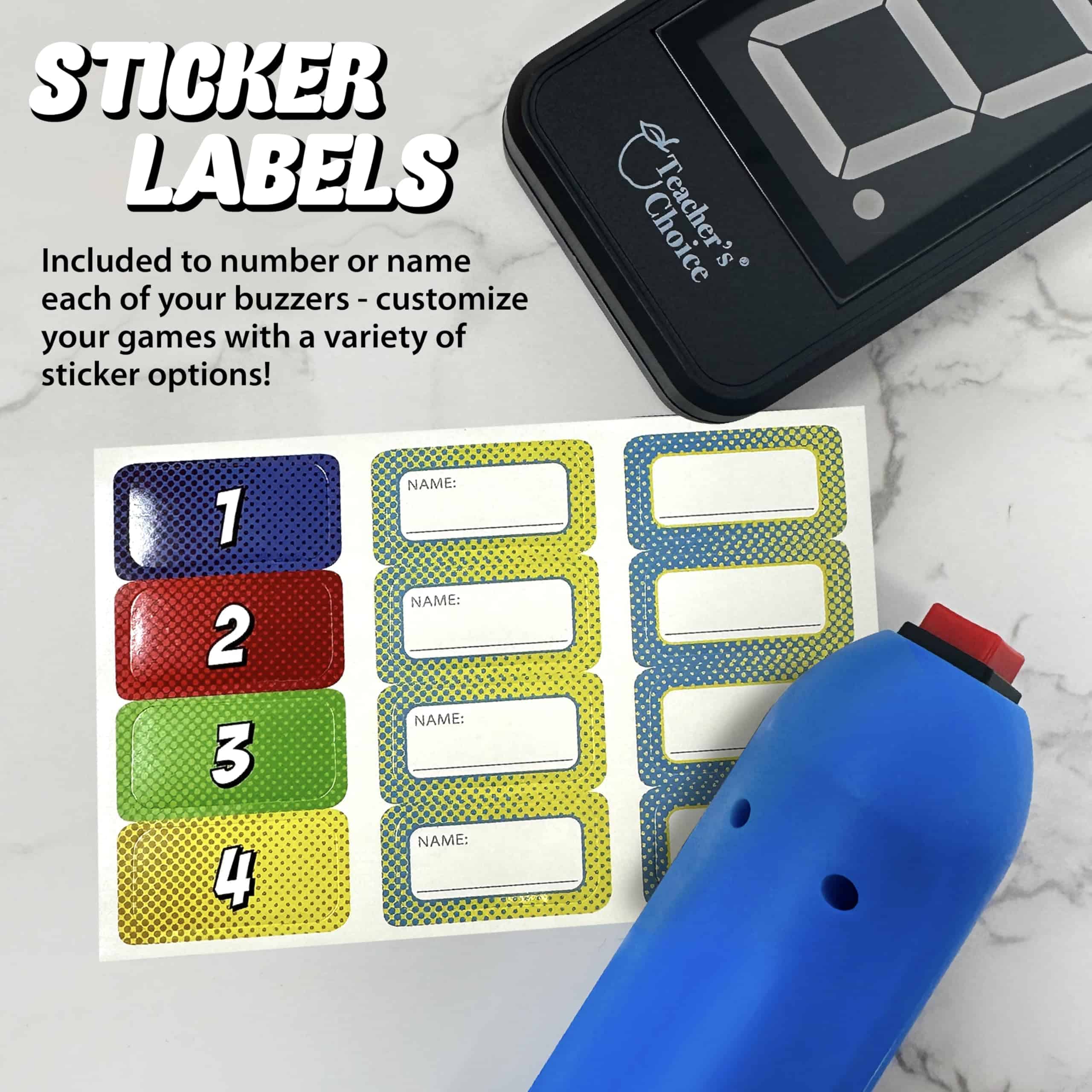 Sistema de Buzzer de Juego Inalámbrico de 4 Jugadores de - Imagen 10