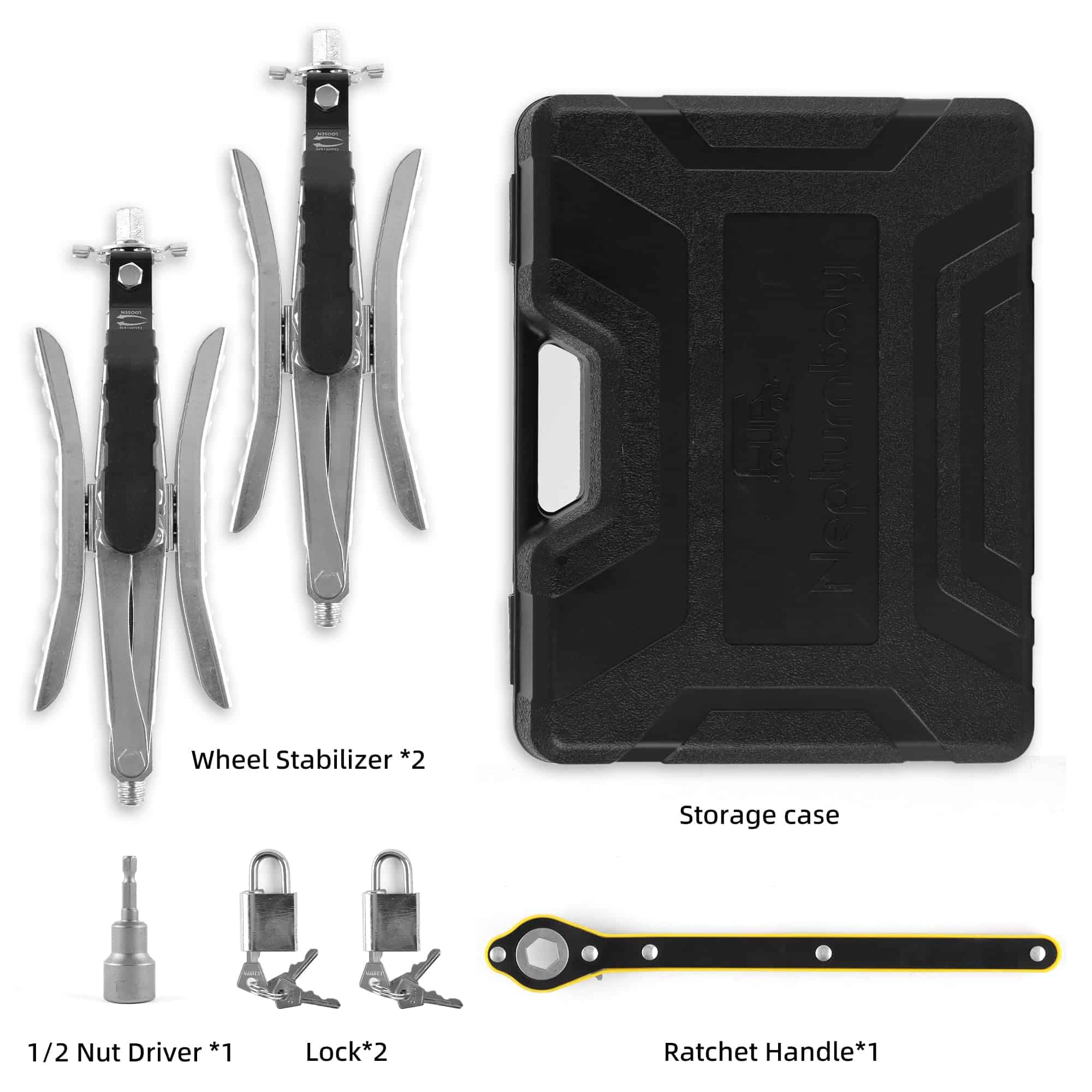 Inmovilizador de ruedas Nepturnbay Camper X-Chock para - Imagen 8