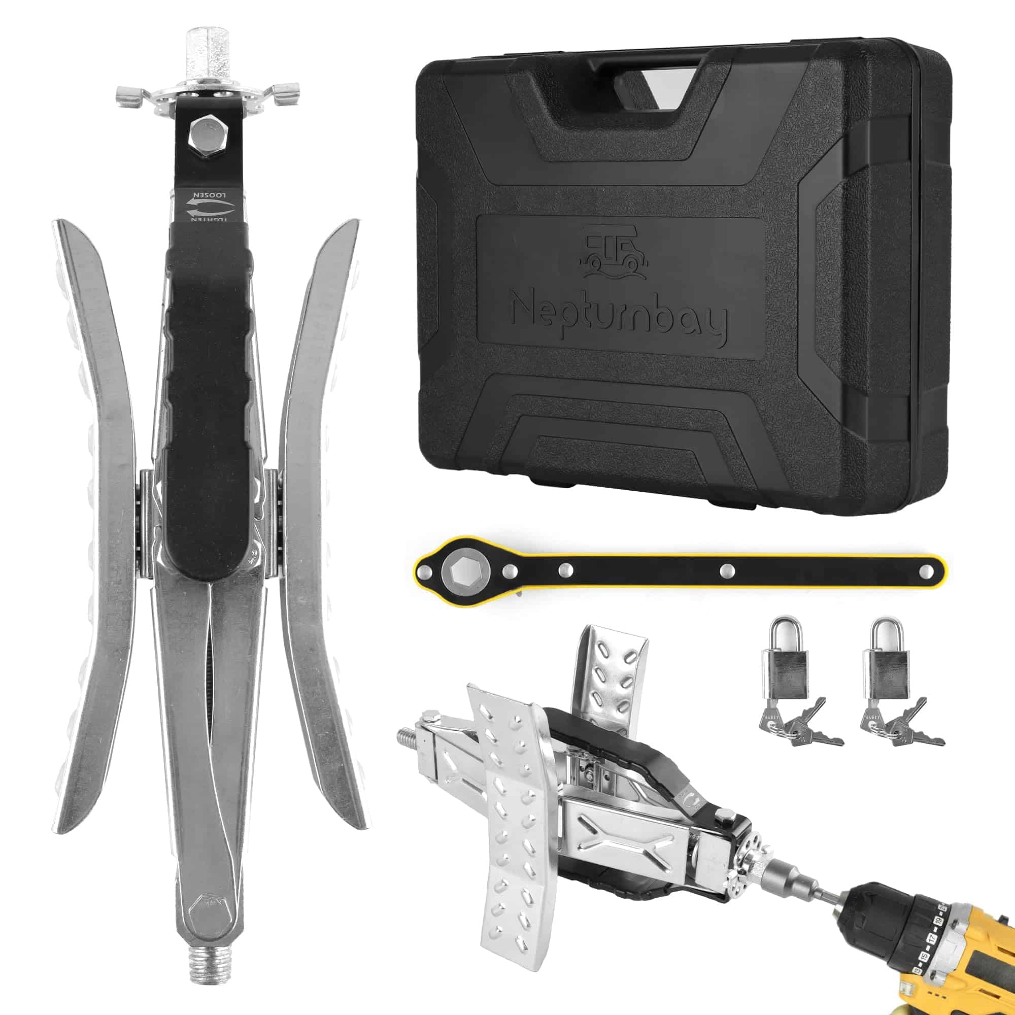 Inmovilizador de ruedas Nepturnbay Camper X-Chock para