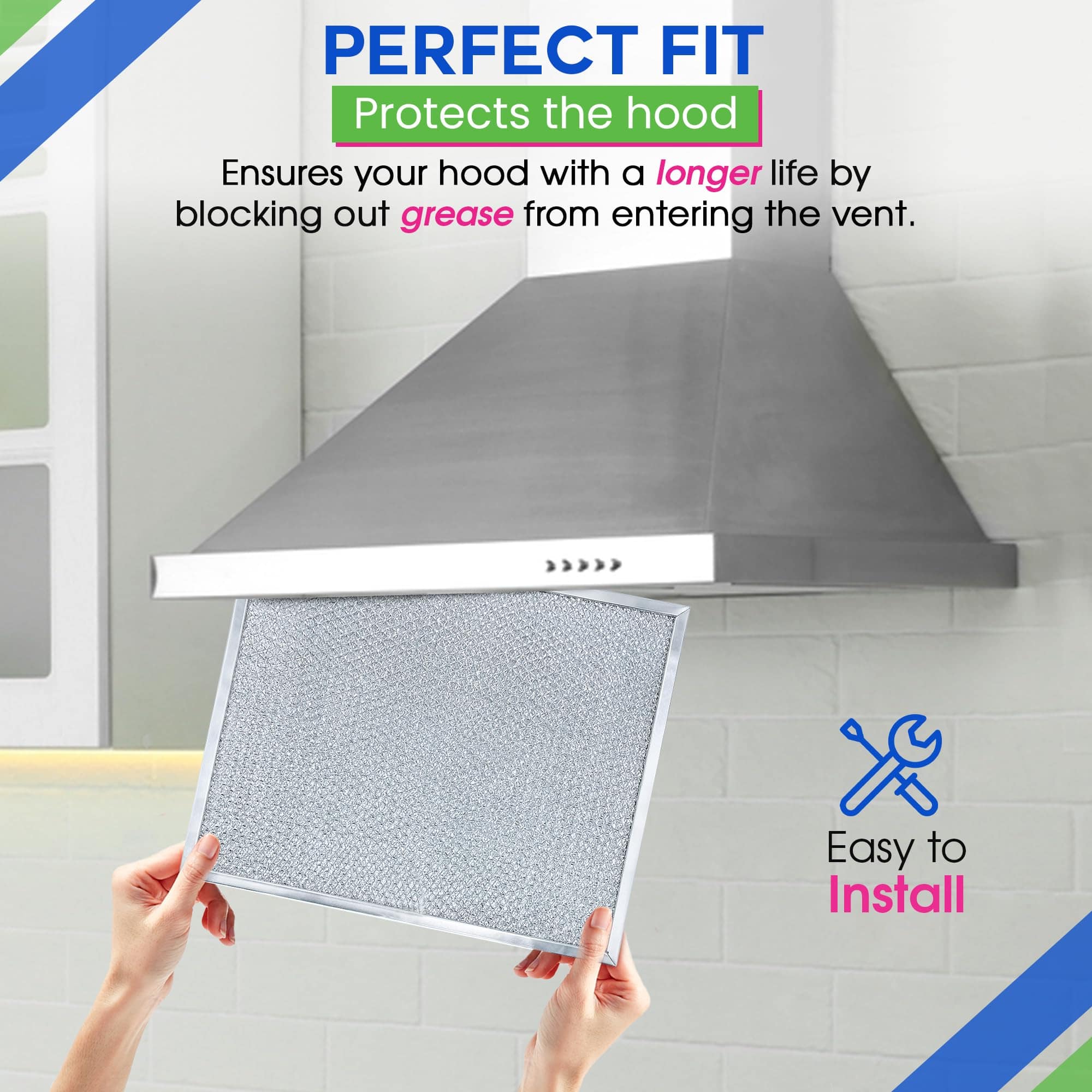 Filtro de Campana Extractora de Repuesto 14.3" x 11.8" para - Imagen 6