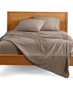 Juego de sábanas Bare Home Split Head Flex -Taupe