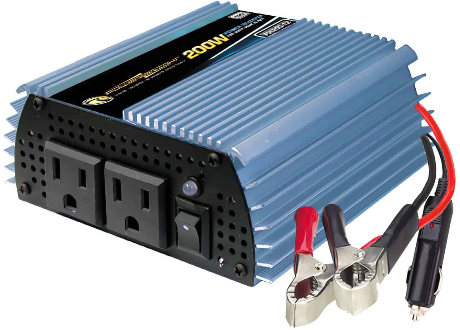 Inversor de corriente PowerBright PW200-12 12VDC a 110VAC; - Imagen 3