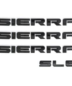Emblema de letra SLE de Sierra 4 piezas 3D para puerta