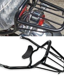 Porta equipaje trasero de acero FENGYEMOTO compatible con