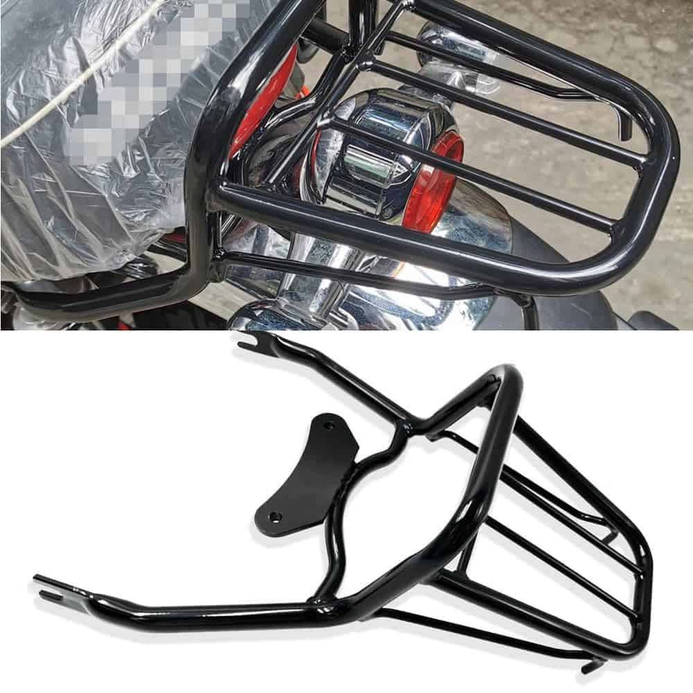 Porta equipaje trasero de acero FENGYEMOTO compatible con