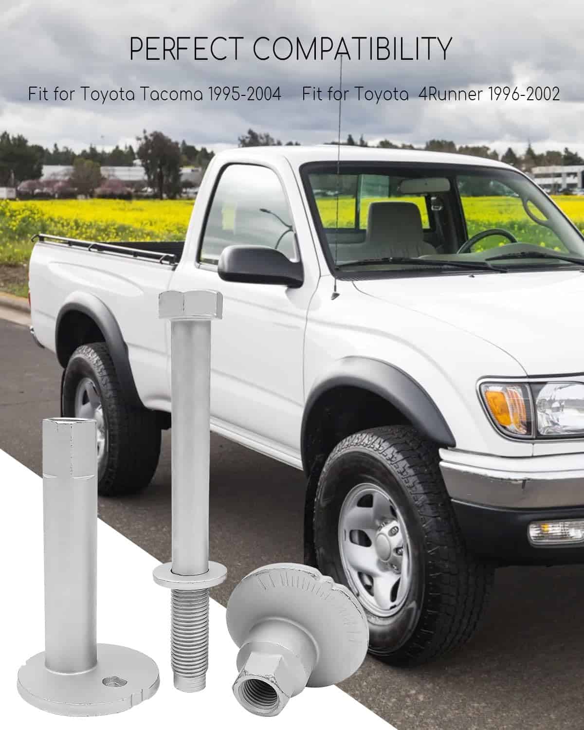 ULZOZN 4 Pcs Tornillos Ajuste de Cámber para Toyota Tacoma - Imagen 6