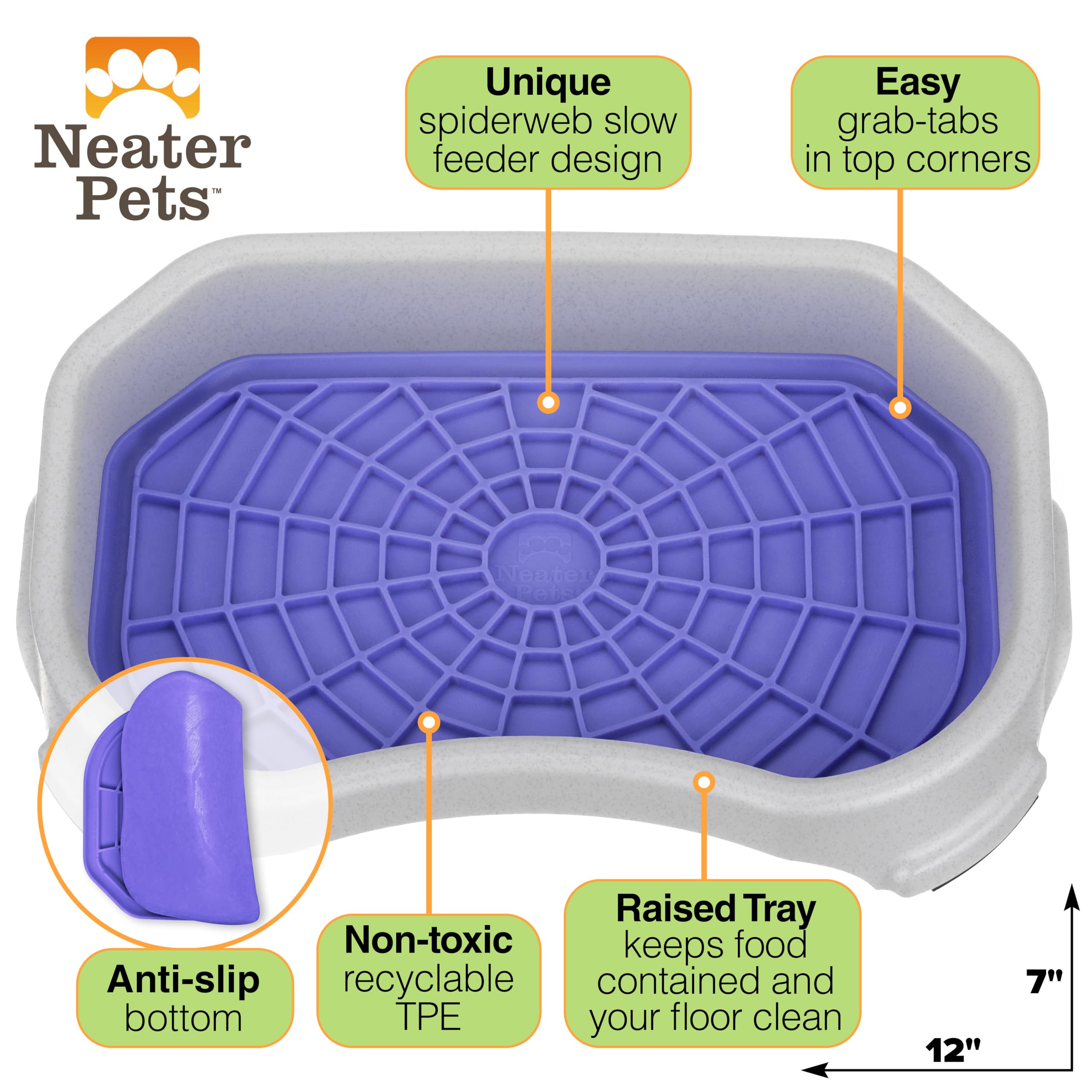 Neater Pets - Neat-LIK Pad con Bandeja a Prueba de Desorden - Imagen 7