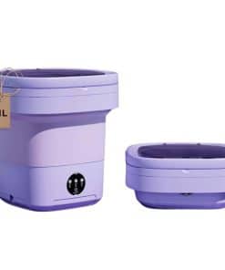 Lavadora portátil, Mini Lavadora, Capacidad -Morado