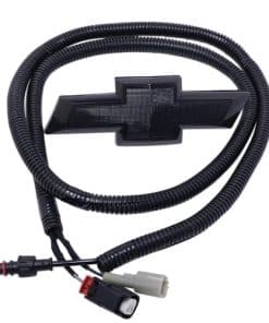 Emblema frontal iluminado de rejilla de Camaro negro con