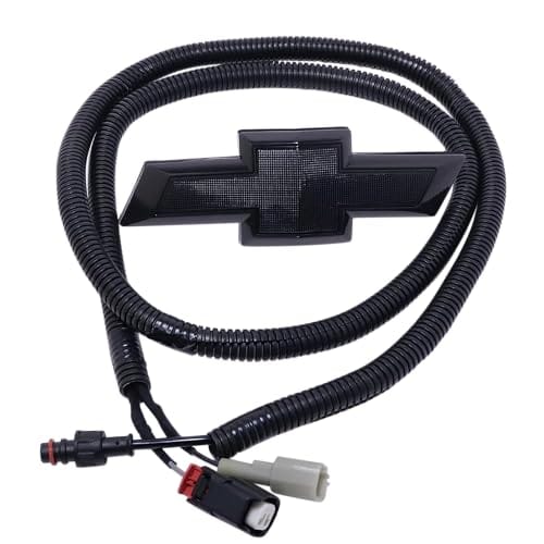 Emblema frontal iluminado de rejilla de Camaro negro con