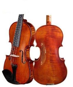 Violín D Z Strad LC101 con estuche, reposacabezas, arco y