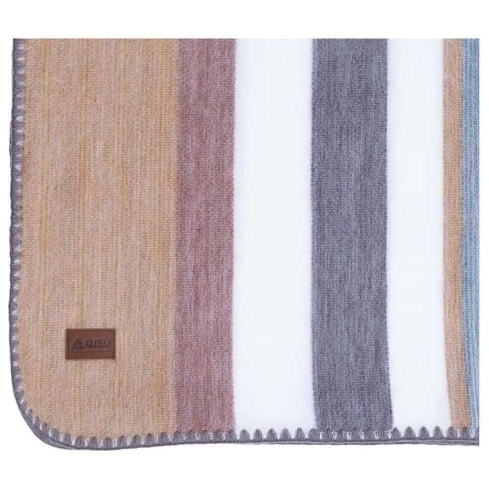 Manta de Lana de Alpaca QISU | Grande, Hermosa, Cálida,