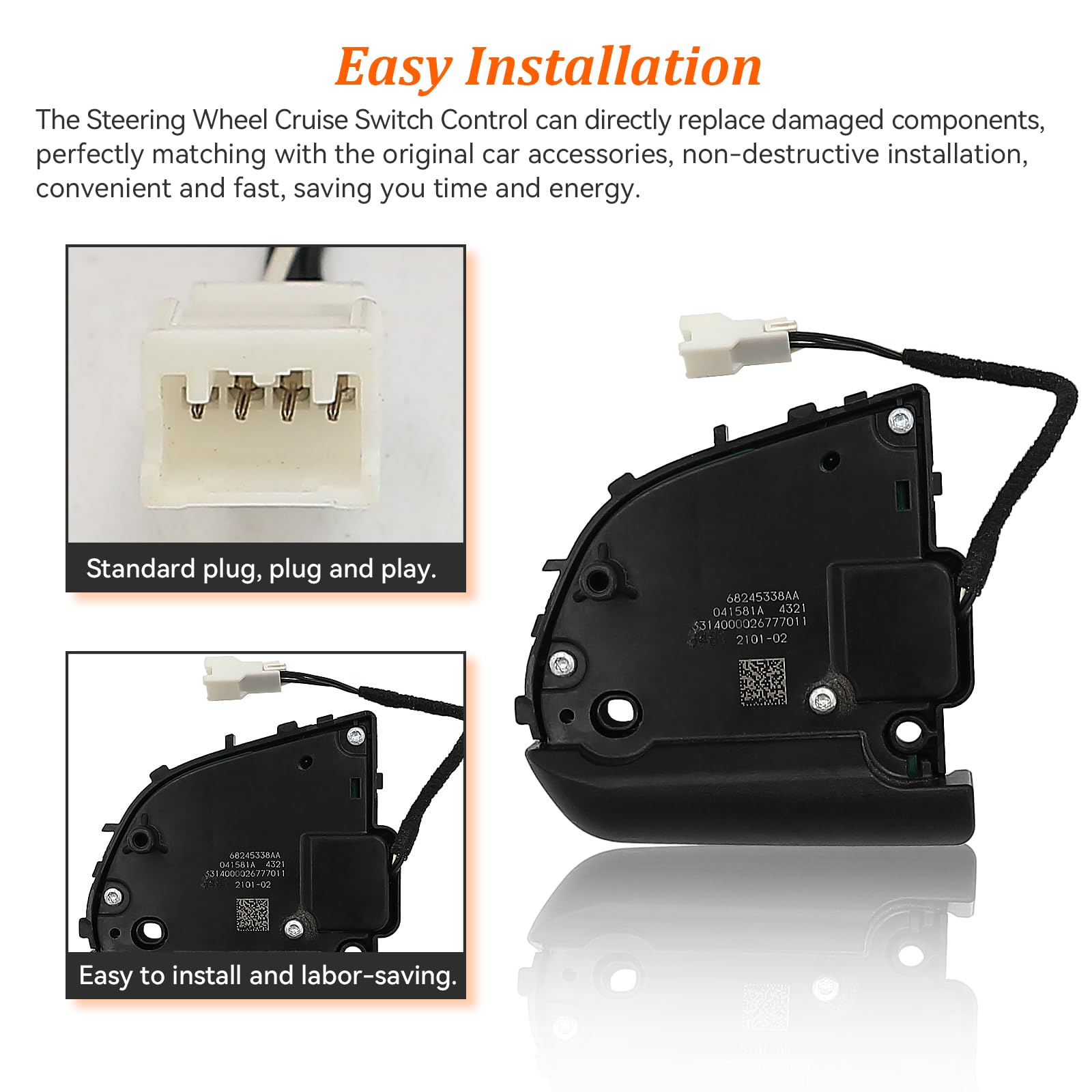 Botón de Interruptor de Control de Crucero del Volante - Imagen 5