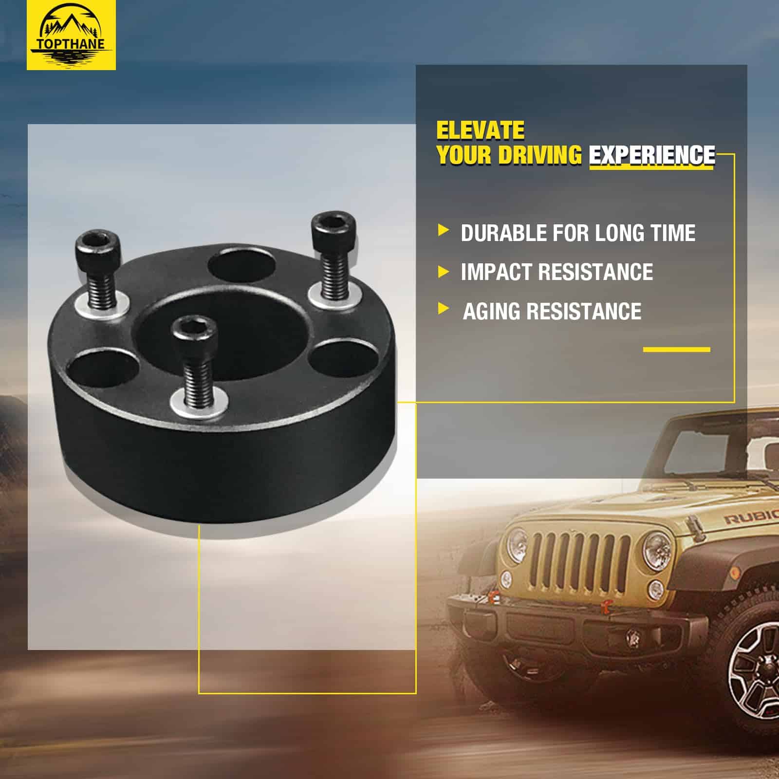 Kits de elevación de nivelación de 3" delantero y 2" - Imagen 6