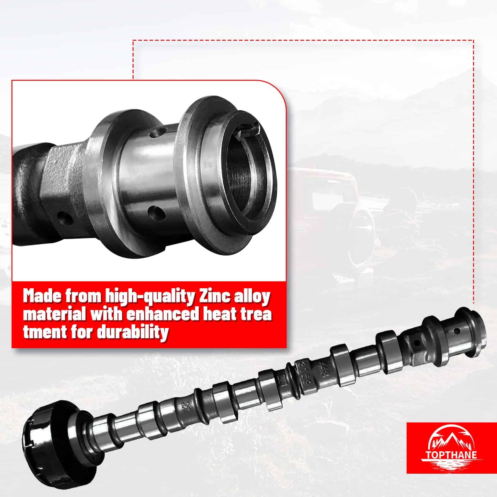 Árbol de levas de escape derecho 5184378AG compatible con - Imagen 5