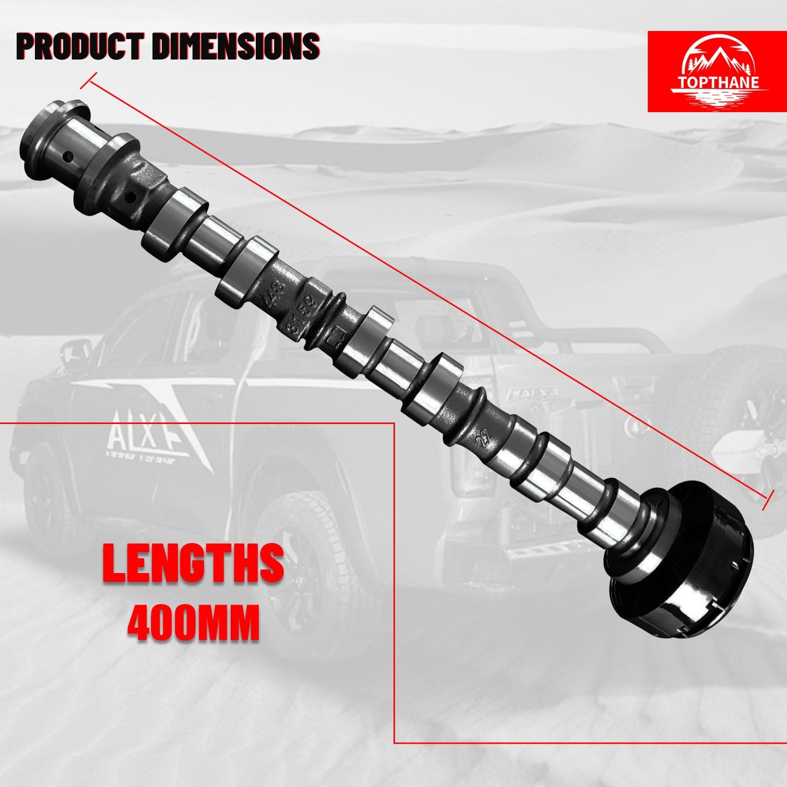 Árbol de levas de escape derecho 5184378AG compatible con - Imagen 4