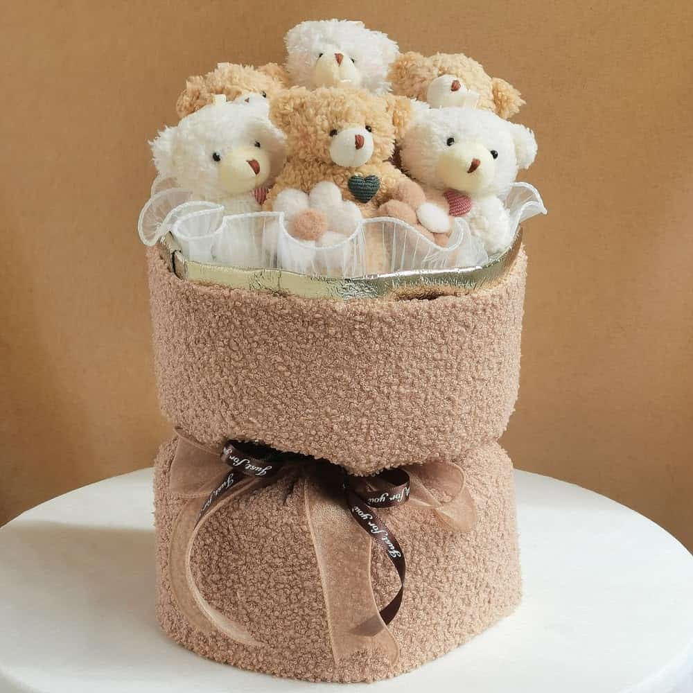 Ramo de Ositos de Peluche - Ramo de Ositos de Peluche Hecho