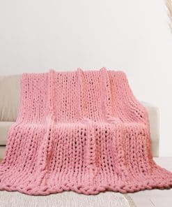 Manta de Punto Grueso de Chenilla Good Haus - Suave Manta